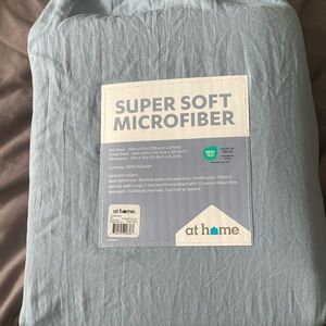 Queen sheet set. Baby blue. Unused